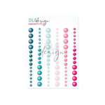 Enamel Dots Pink & Blue