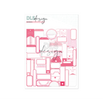 Ephemera Basic Labels Pink