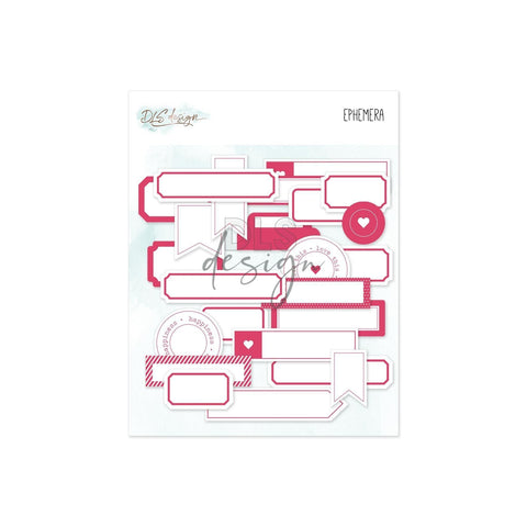 Ephemera Labels Fuchsia