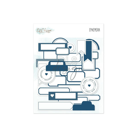 Ephemera Labels Navy