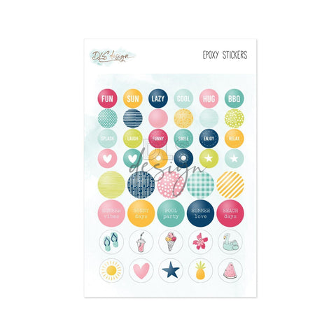 Epoxy Stickers Summer Stories