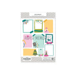 Journaling Shape Stickers Winter Memories - Mistletoe Kisses