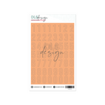 Number Stickers Big Gilmo Pastel Papaya
