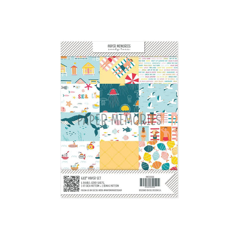 Paper Set 6x8" Summer Memories - Sandy Toes 2.0