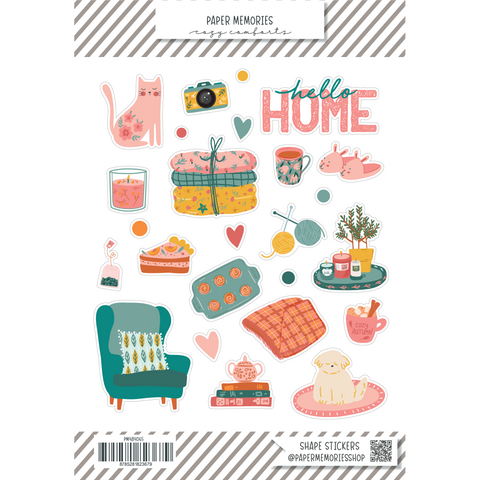 Paper Shape Stickers Fall Memories - Cozy Comforts