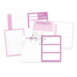 Pocket Pages set 4x6 Essentials - Wisteria