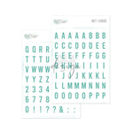 Puffy Stickers Alphabet Essentials Gilmo teal