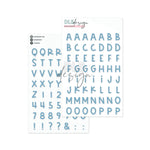 Puffy Stickers Alphabet Mason Powder Blue
