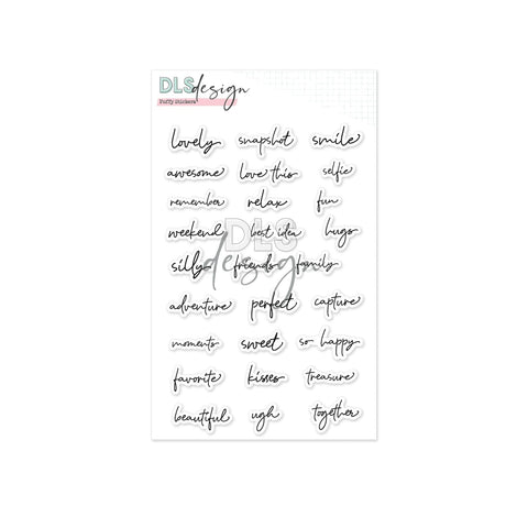 Puffy Stickers Scripted Sayings