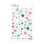 Shape Stickers Hearts & Stars