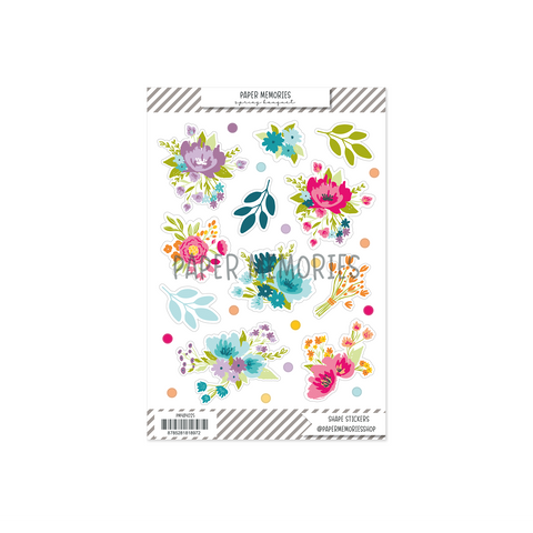 Shape Stickers Spring Memories Spring Bouquet