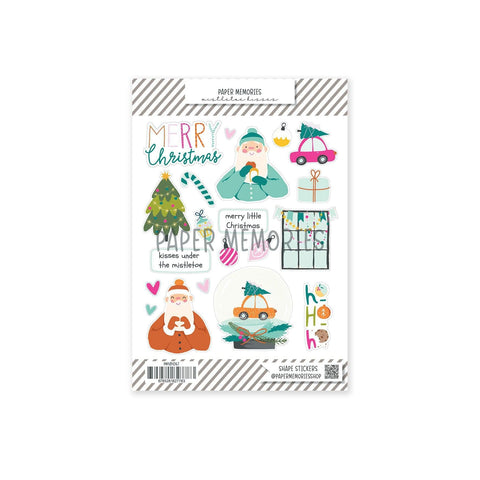 Shape Stickers Winter Memories - Mistletoe Kisses