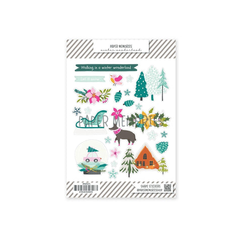 Shape Stickers Winter Memories - Winter Wonderland