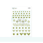 Silicone Essentials Mini Shapes Green