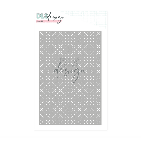Stencil Crosses And Dots