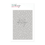 Stencil Raindrops