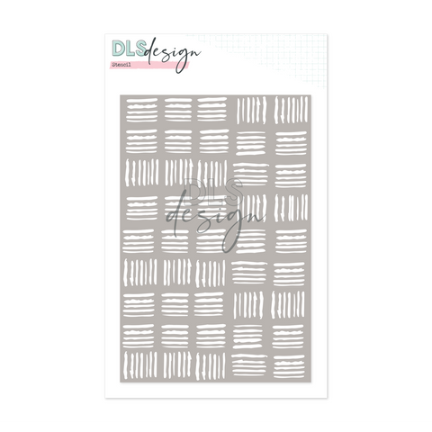Stencil Small Chalk Lines