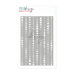 Stencil Wonky Dotted Lines