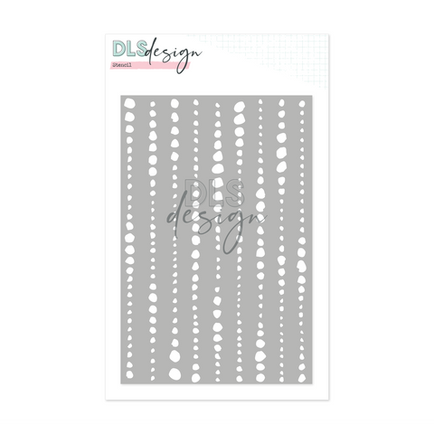 Stencil Wonky Dotted Lines