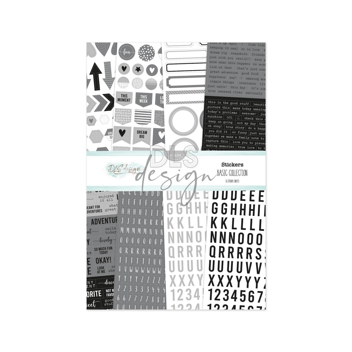 Sticker Set Essentials Basic – DLS Design Wholesale