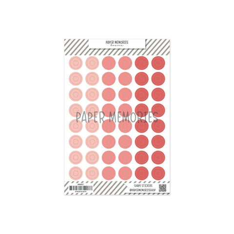 Vinyl Reinforcers Coral Trio