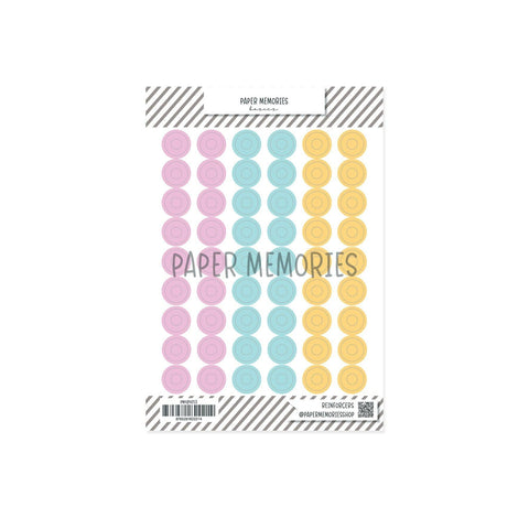 Vinyl Reinforcers Stickers Fall Memories - Rainbow