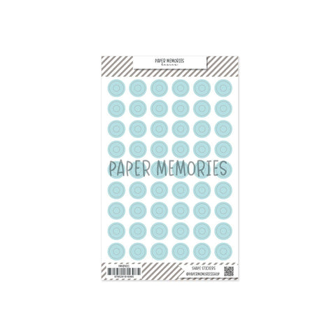 Vinyl Reinforcers Stickers Sky Blue