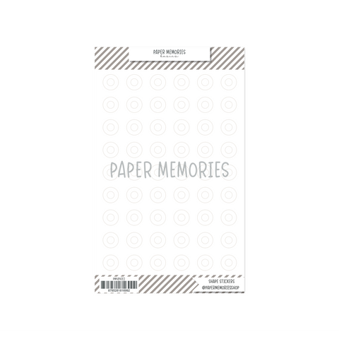 Vinyl Reinforcers Stickers White