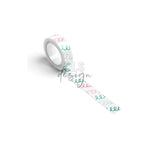Washi Tape Curl Line Pink & Peacock