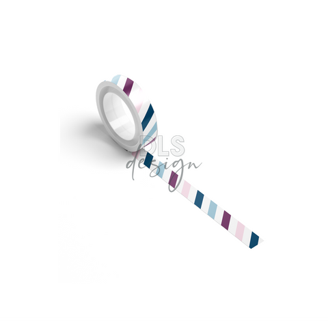 Washi Tape - Diagonal Stripes
