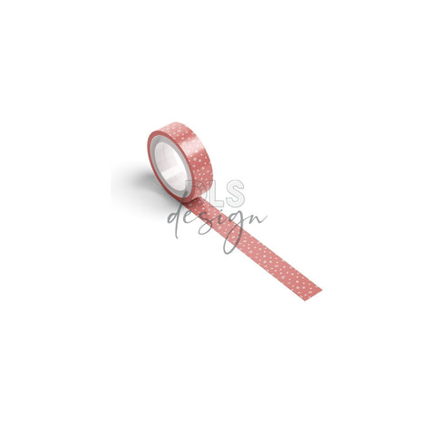 Washi Tape Dots Coral