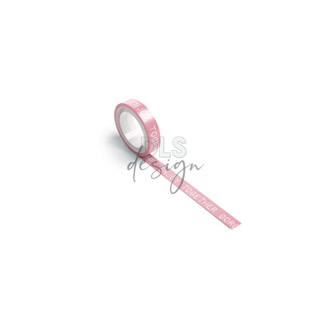 Washi Tape Favorite Words Pink