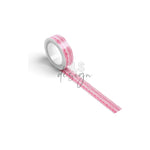 Washi Tape Lines & Bows Rose Pink