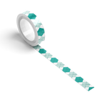 Washi Tape Plaid Peacock & Mint