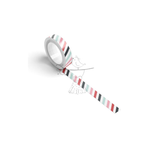 Washi Tape Project Pepernoot Stripes