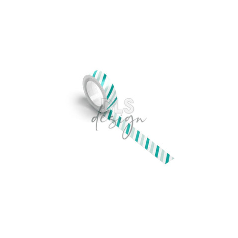 Washi Tape Stripe Teal
