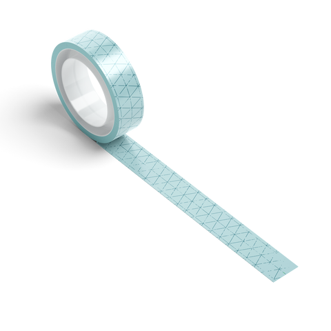 Washi Tape Triangle Grungy Petrol
