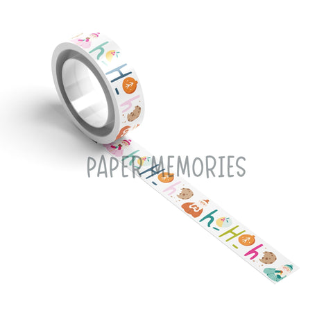 Washi Tape Winter Memories - Mistletoe Kisses Ho Ho Ho