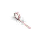 Washi Tape Wonky Stripes Coral