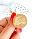 Wax Seal Stamp Rainbow Radiant