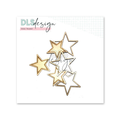 Wood Veneer Stars