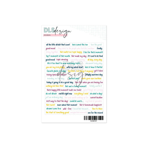Word Stickers All The Little Details