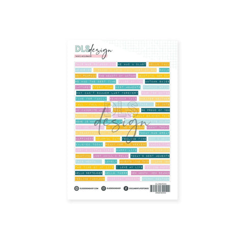 Word Stickers Radiant