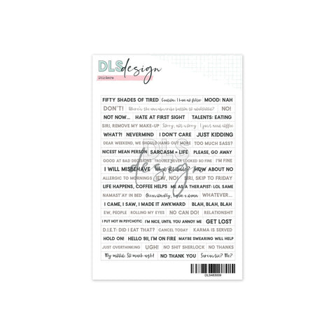 Word Stickers Sarcasm ENG