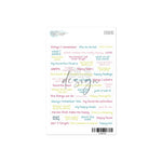 Word Stickers Things I Remember