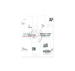 Month & Year 3x4" Cards 2024
