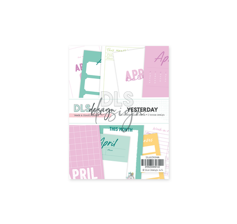 Week & Month 3x4" Cards Yesterday