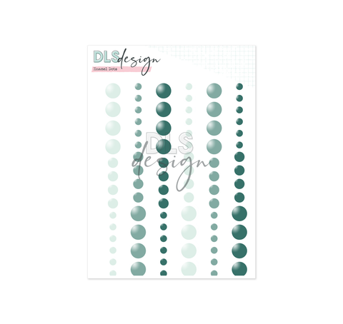 Enamel Dots Seafoam