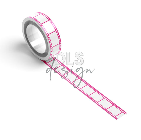 Washi Tape Peony Film Strip