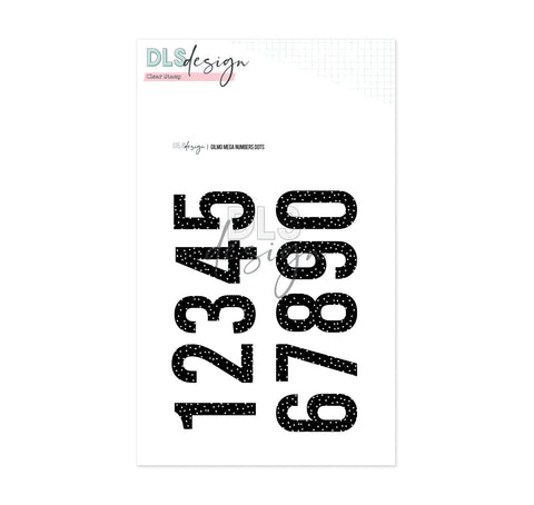 Clear Stamp Gilmo Mega Numbers Dots